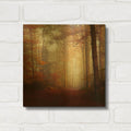 'Fall Hike' By Dirk Wustenhagen Gold Metal Wall Art
