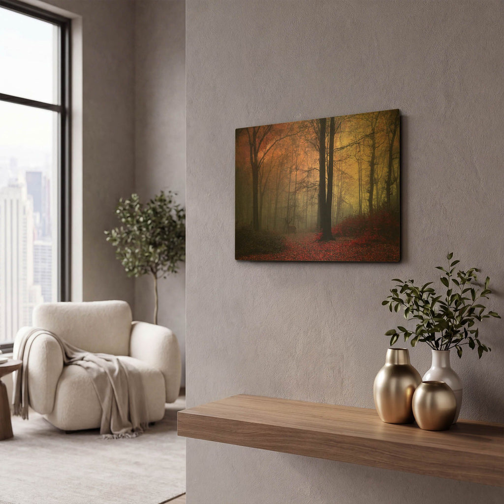 'Forest Dream' By Dirk Wustenhagen Gold Metal Wall Art