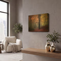 'Forest Dream' By Dirk Wustenhagen Gold Metal Wall Art