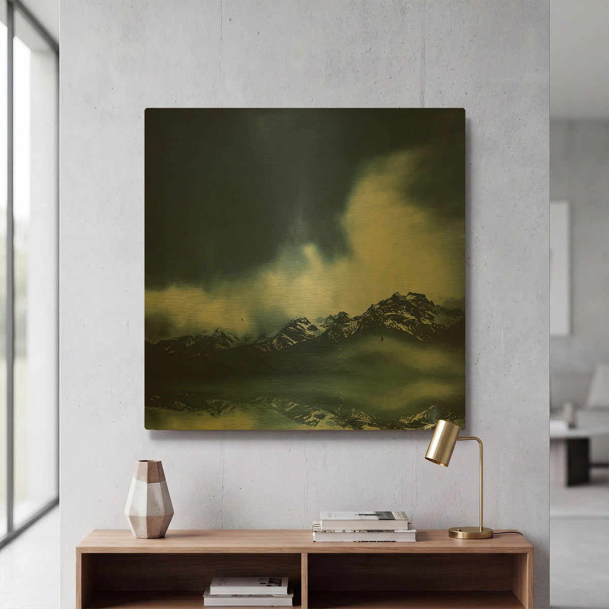 'Everlasting' By Dirk Wustenhagen Gold Metal Wall Art