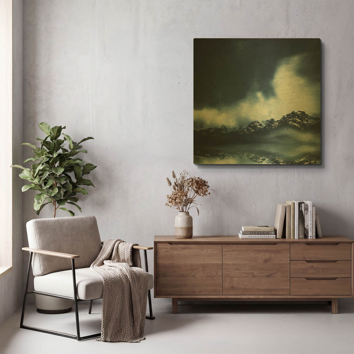 'Everlasting' By Dirk Wustenhagen Gold Metal Wall Art