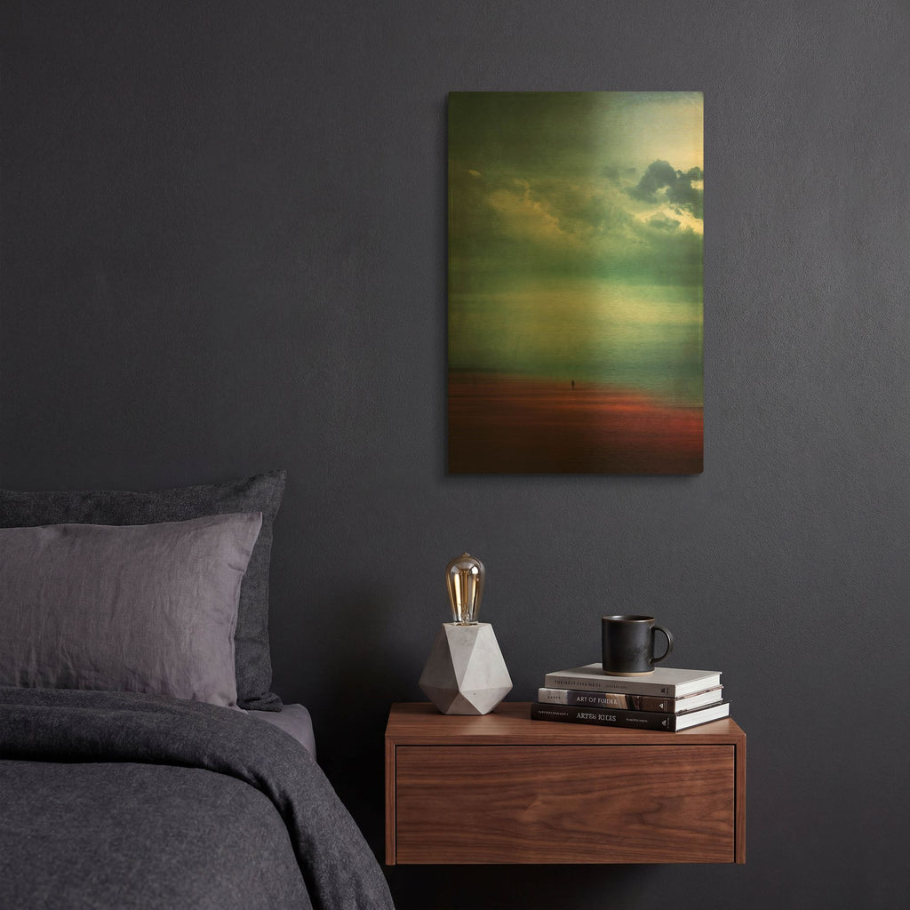 'Enjoying Silence' By Dirk Wustenhagen Gold Metal Wall Art
