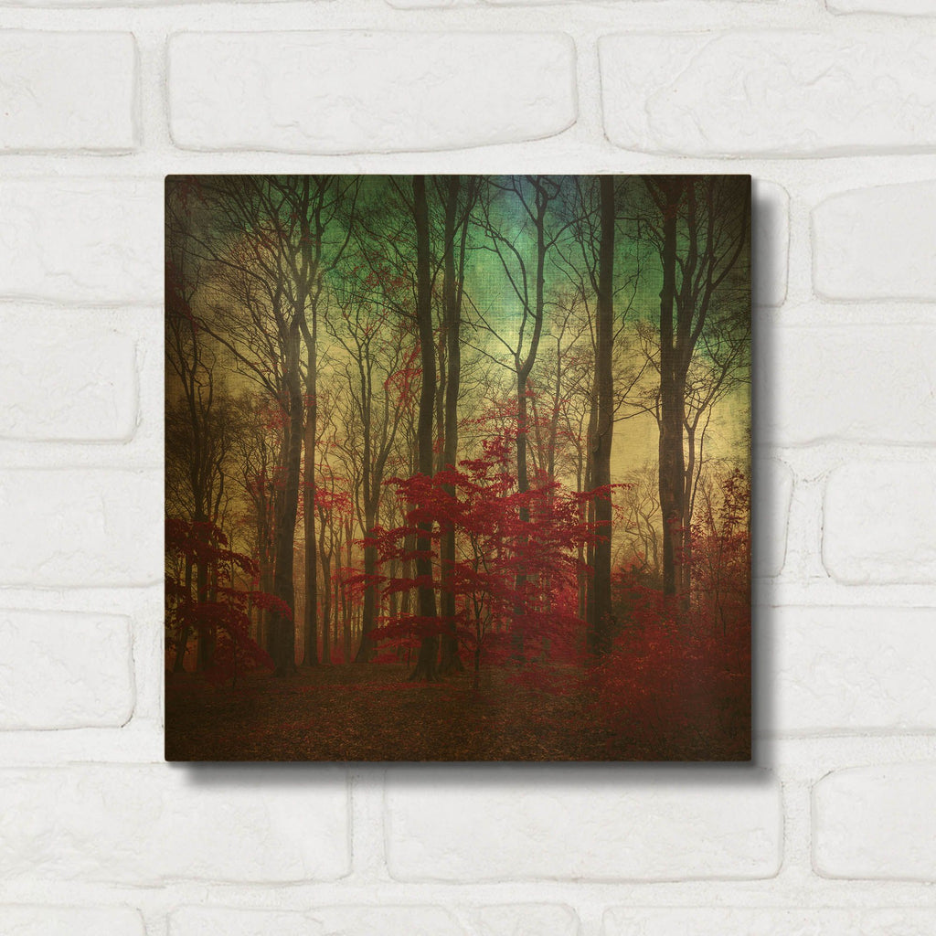 'A Maze' By Dirk Wustenhagen Gold Metal Wall Art