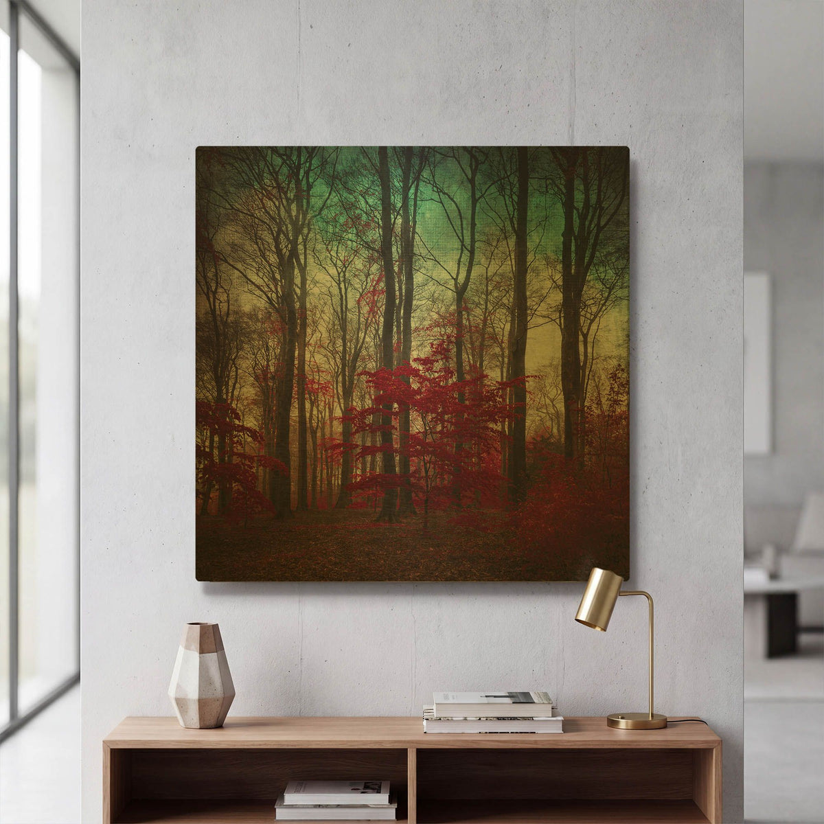 'A Maze' By Dirk Wustenhagen Gold Metal Wall Art