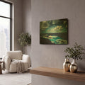 'Wild Atlantic' By Dirk Wustenhagen Gold Metal Wall Art