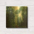 'Waldweg' By Dirk Wustenhagen Gold Metal Wall Art