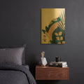 'Welcome to the Jungle 27' By Ian Winstanley Gold Metal Wall Art