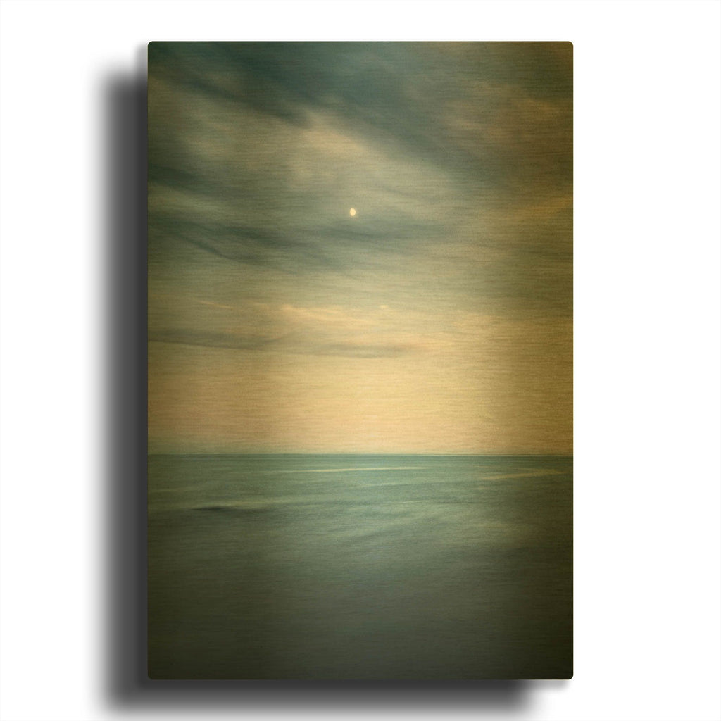 'Ocean 7' By Ian Winstanley Gold Metal Wall Art