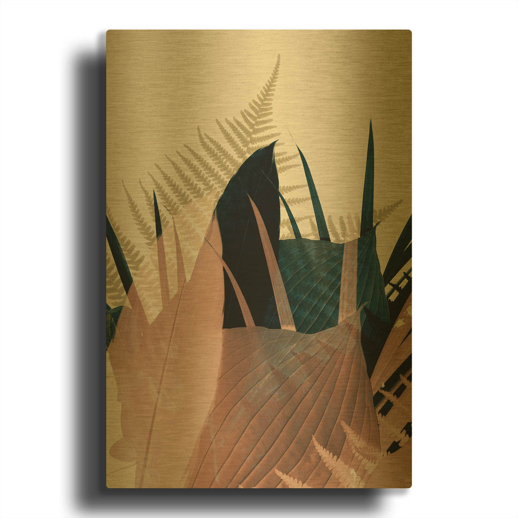 'Welcome to the Jungle 26' By Ian Winstanley Gold Metal Wall Art