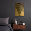 'Fan Detail 8' By Ian Winstanley Gold Metal Wall Art