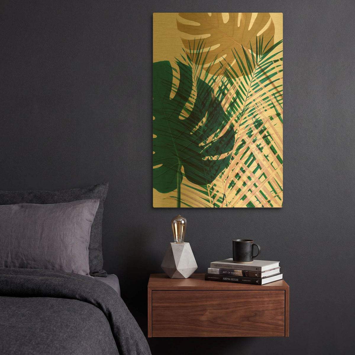 'Exposure 5' By Ian Winstanley Gold Metal Wall Art