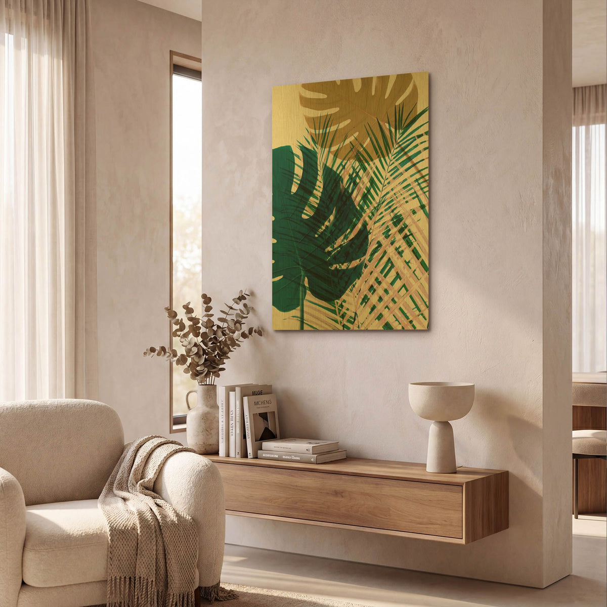 'Exposure 5' By Ian Winstanley Gold Metal Wall Art