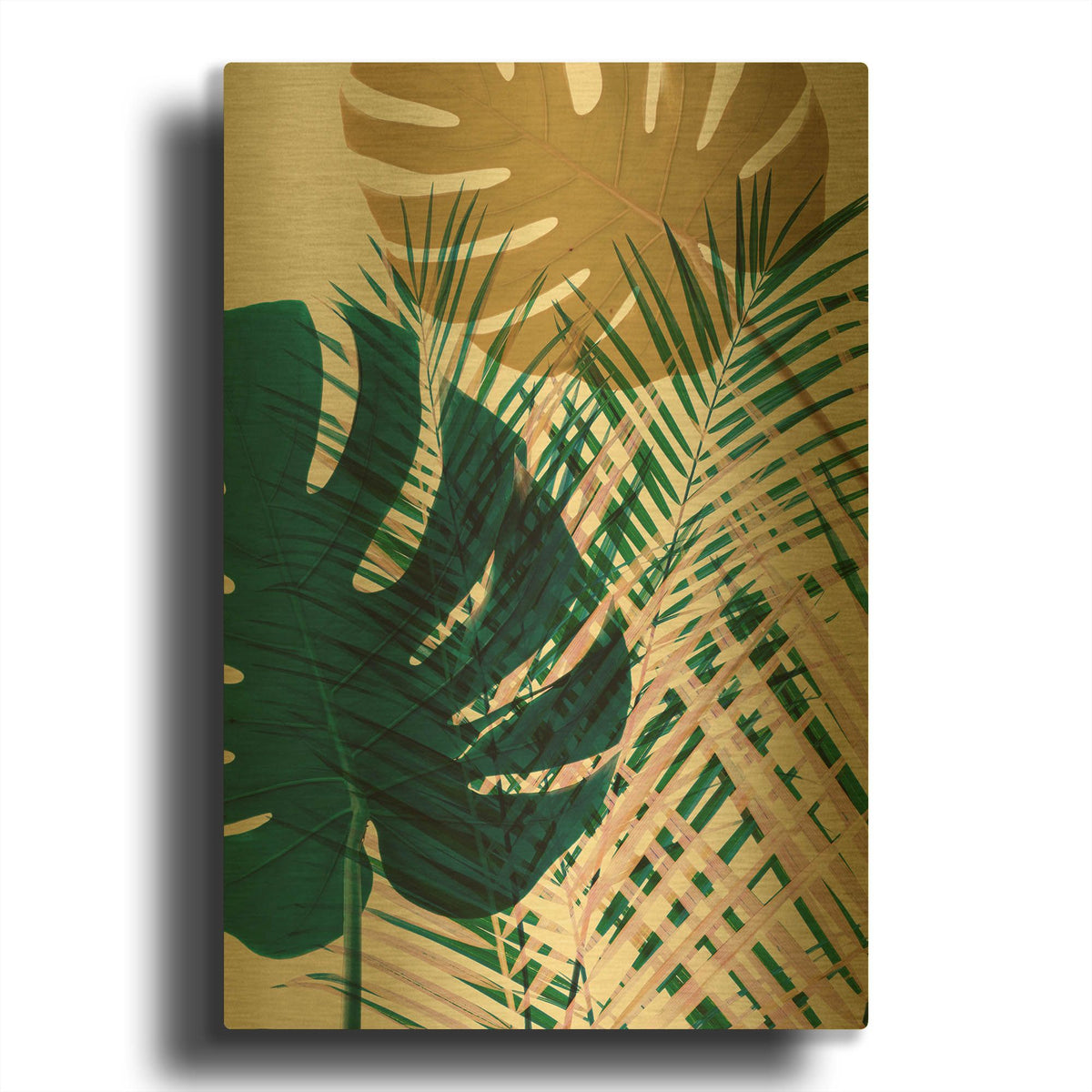 'Exposure 5' By Ian Winstanley Gold Metal Wall Art