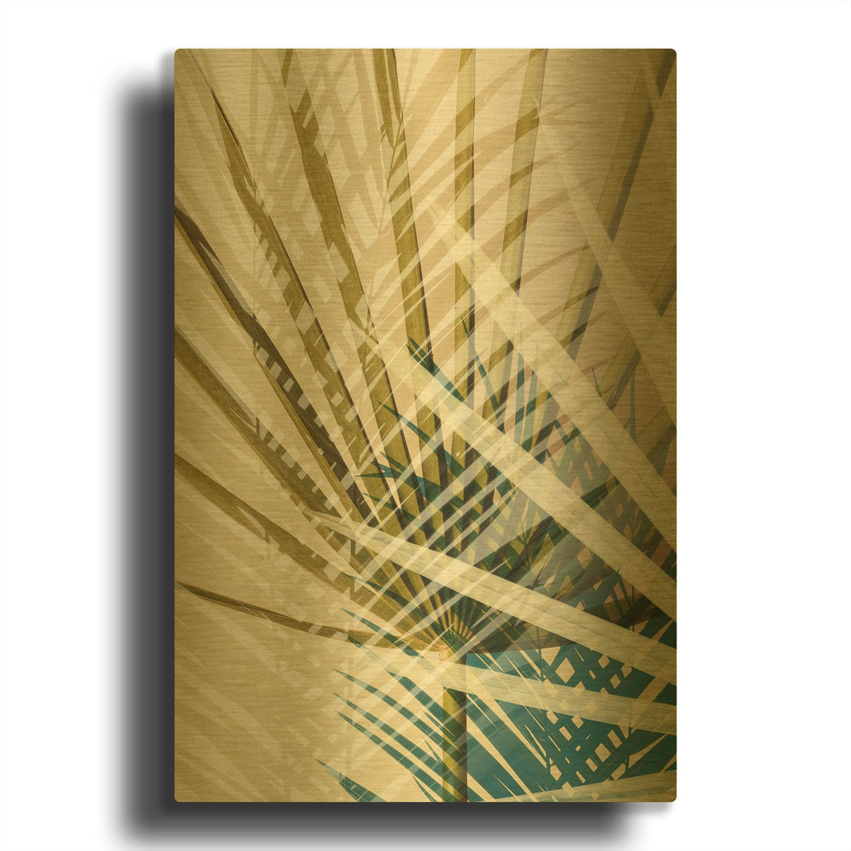 'Exposure 8' By Ian Winstanley Gold Metal Wall Art