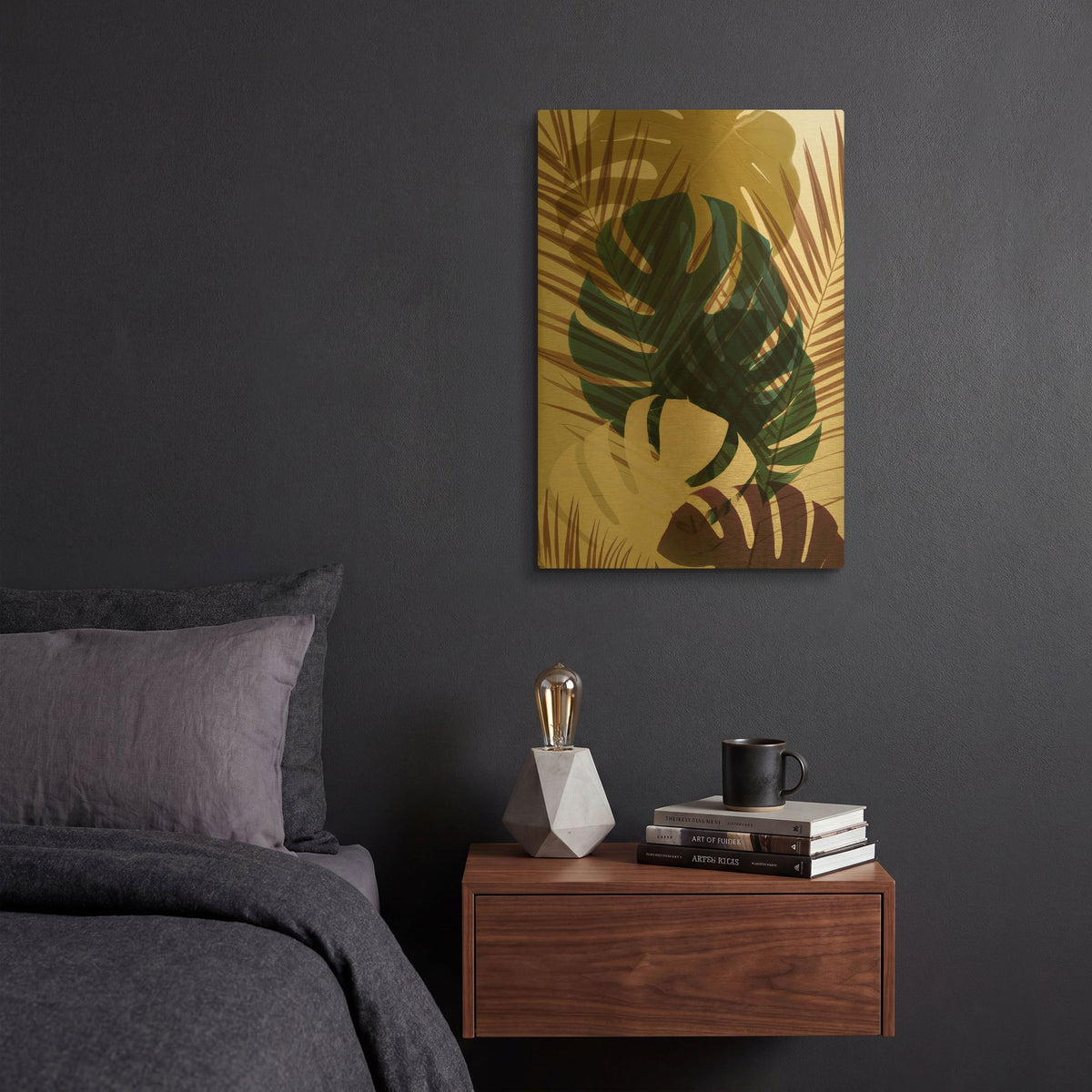 'Exposure 1' By Ian Winstanley Gold Metal Wall Art