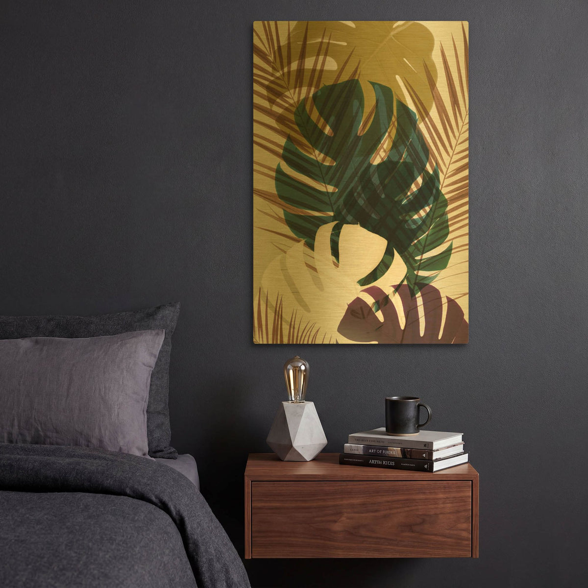 'Exposure 1' By Ian Winstanley Gold Metal Wall Art