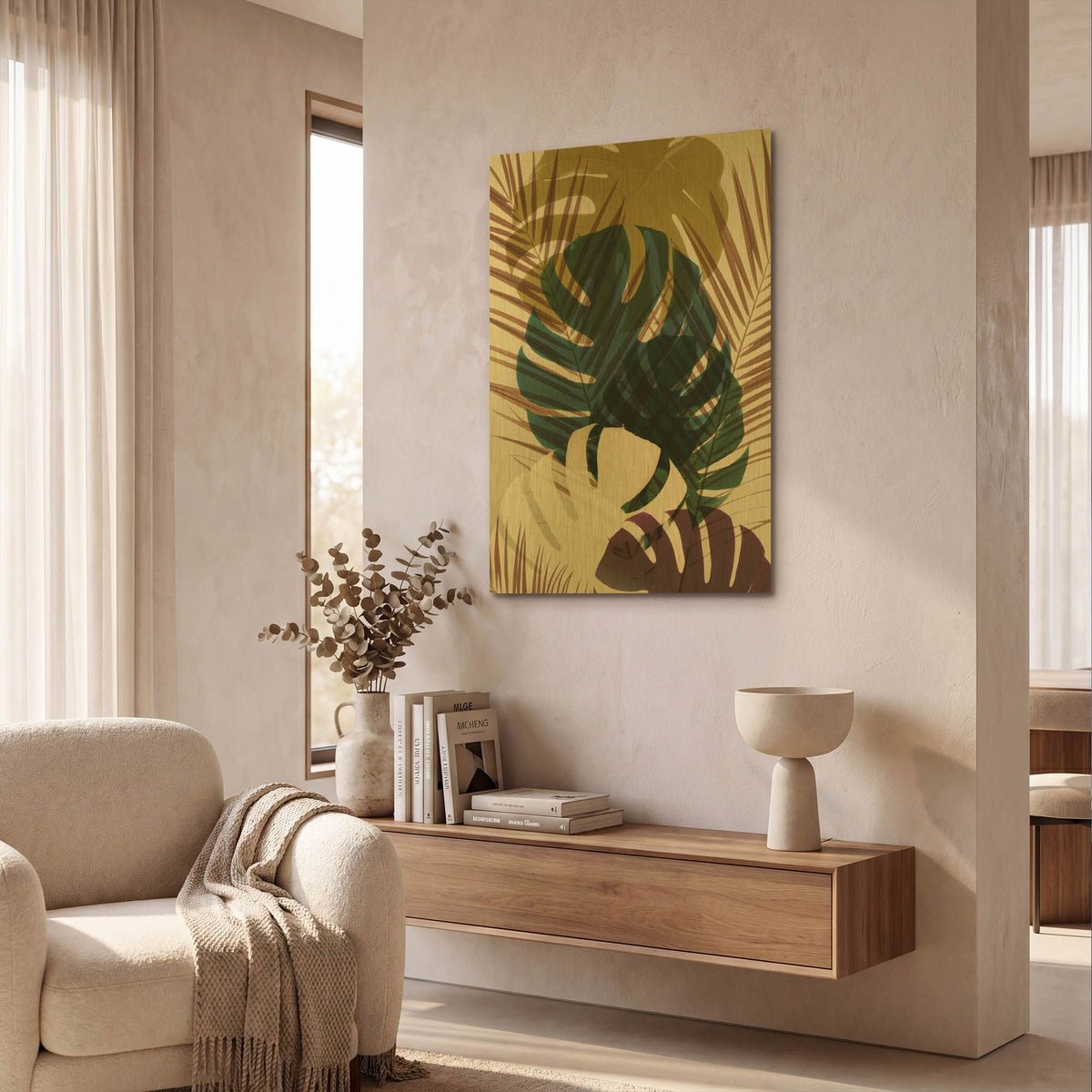 'Exposure 1' By Ian Winstanley Gold Metal Wall Art
