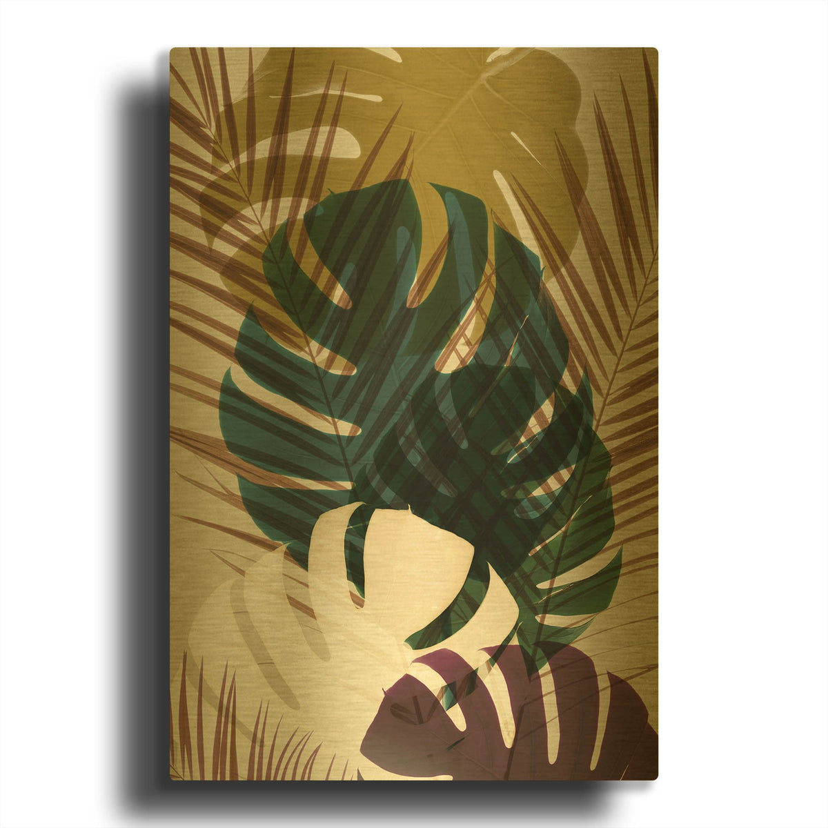 'Exposure 1' By Ian Winstanley Gold Metal Wall Art