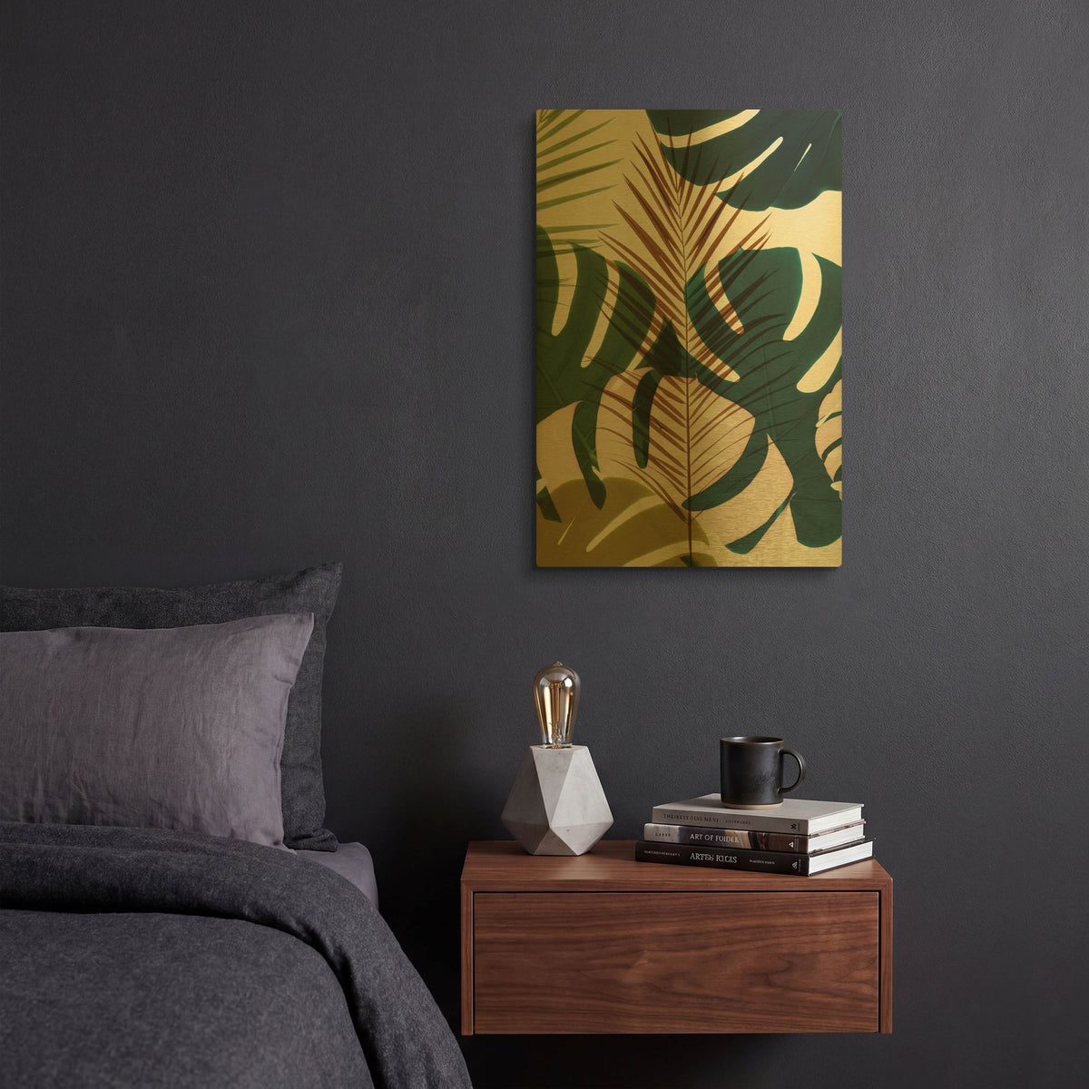 'Exposure 2' By Ian Winstanley Gold Metal Wall Art
