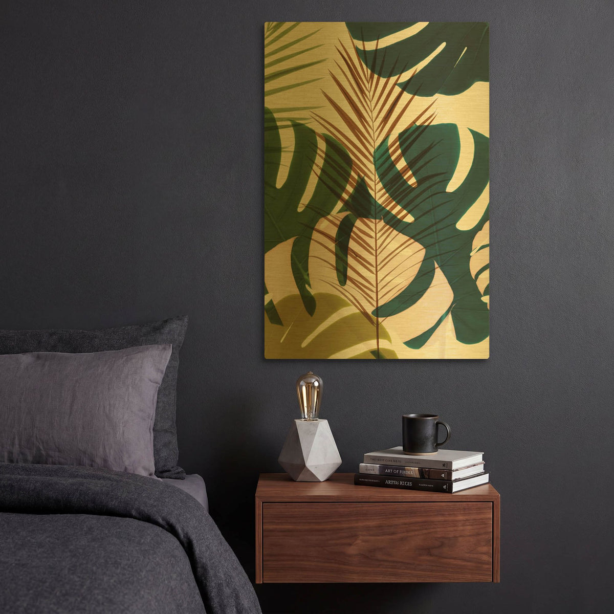 'Exposure 2' By Ian Winstanley Gold Metal Wall Art