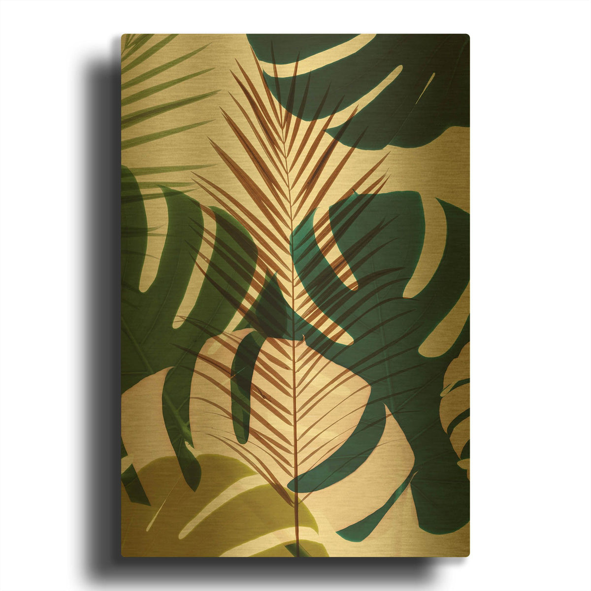 'Exposure 2' By Ian Winstanley Gold Metal Wall Art