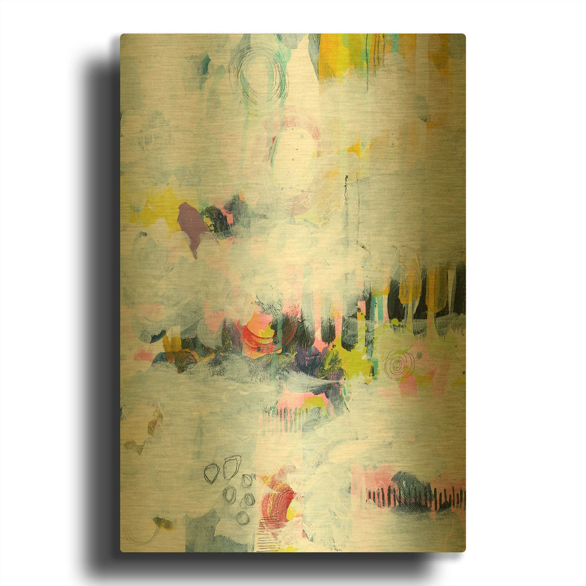 'Northern Exposure 2' By Jan Weiss Gold Metal Wall Art
