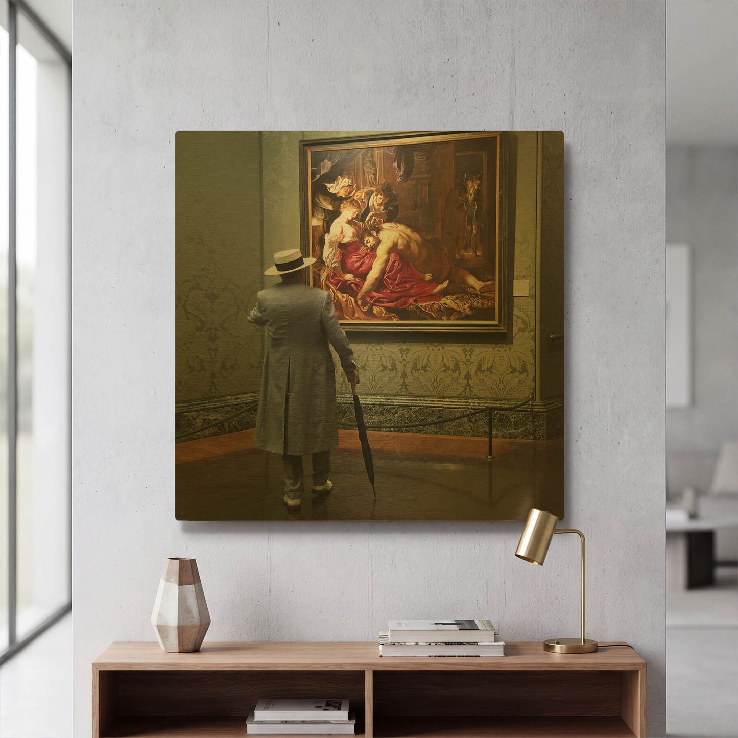 'Picture In A Picture' By LUXE Gold Metal Wall Art