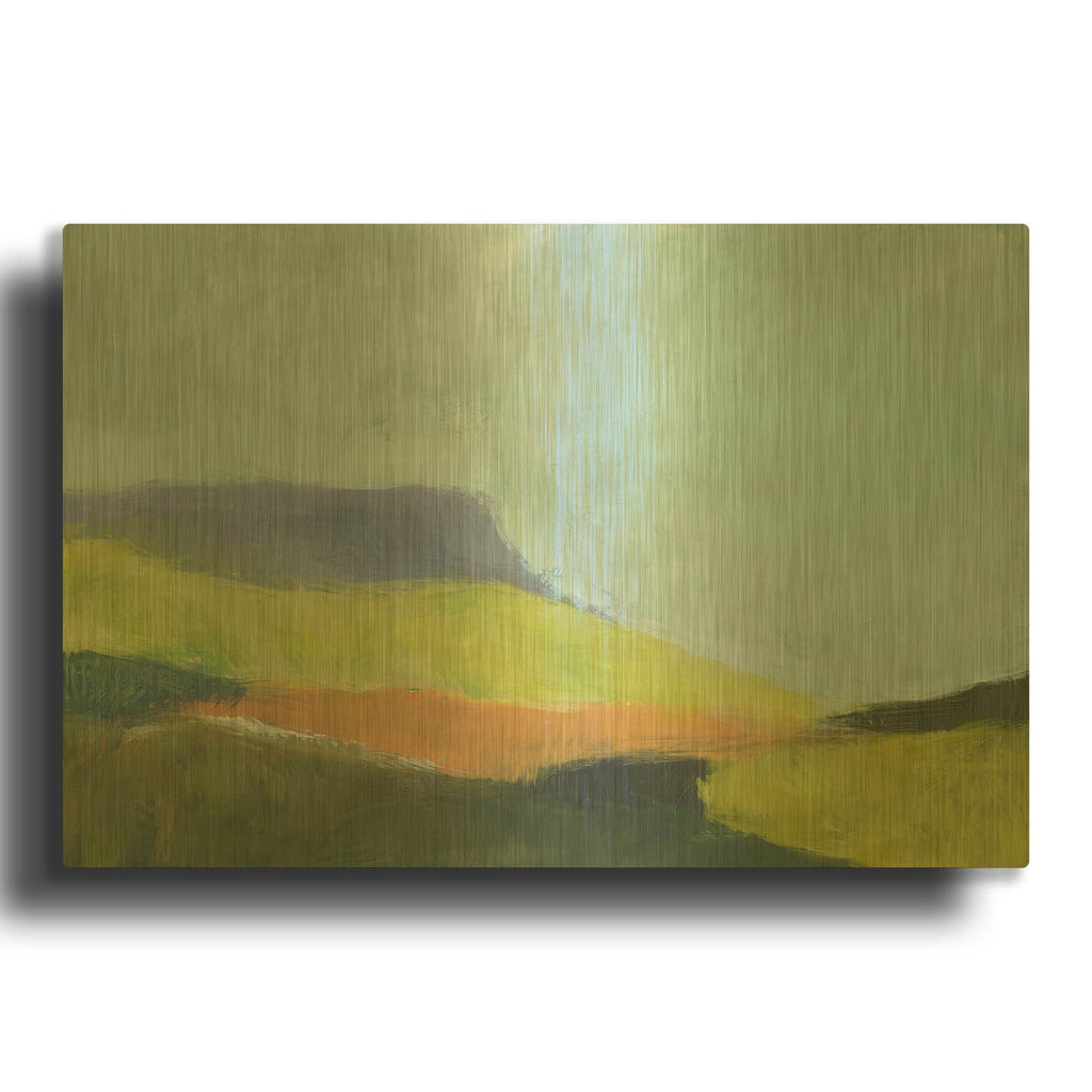 'Pch 2 Central Coast' By Jan Weiss Gold Metal Wall Art