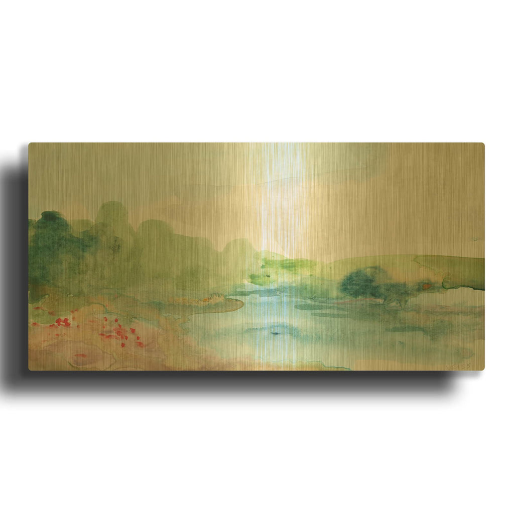 'A Dream Within A Dream' By Jan Weiss Gold Metal Wall Art