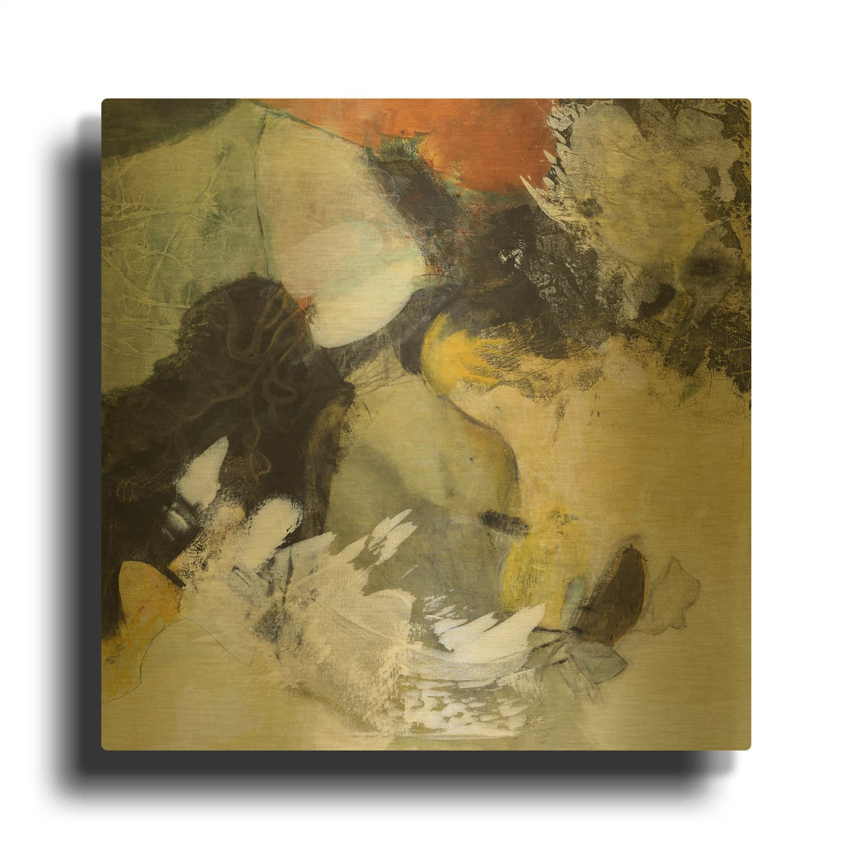 'Joyful Wandering' By Jayne Walther Gold Metal Wall Art