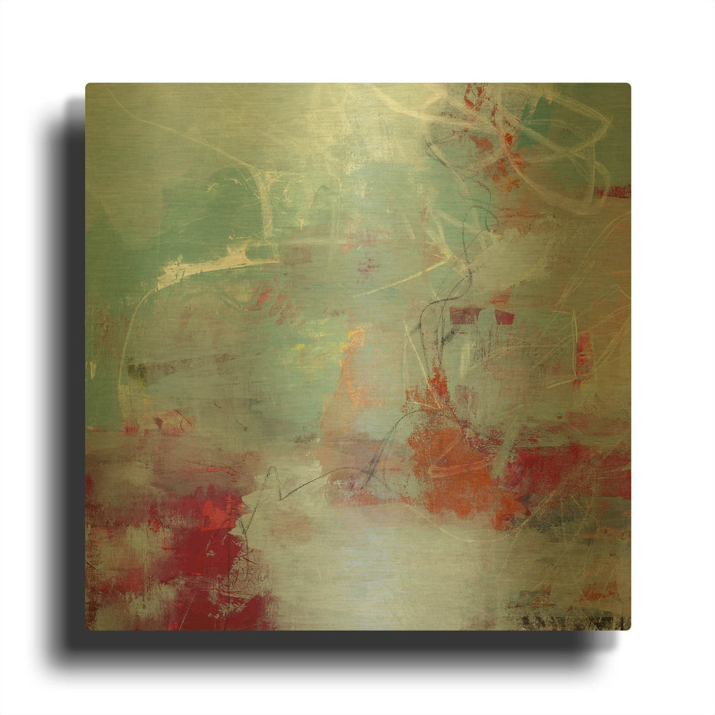 'Tranquility' By Jayne Walther Gold Metal Wall Art