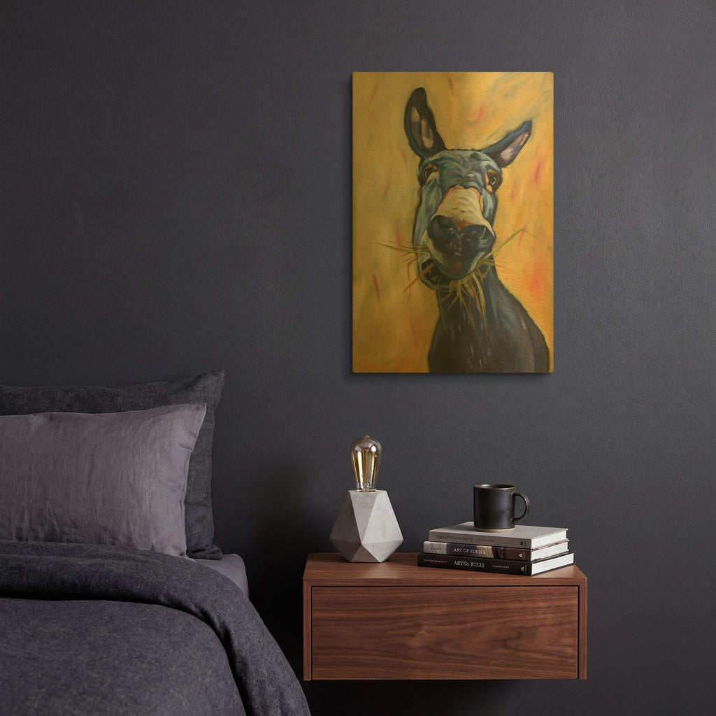 'Jackson' By Kathryn Wronski Gold Metal Wall Art