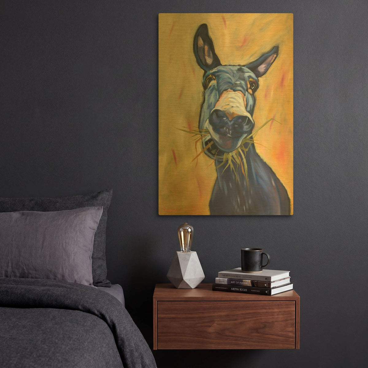 'Jackson' By Kathryn Wronski Gold Metal Wall Art