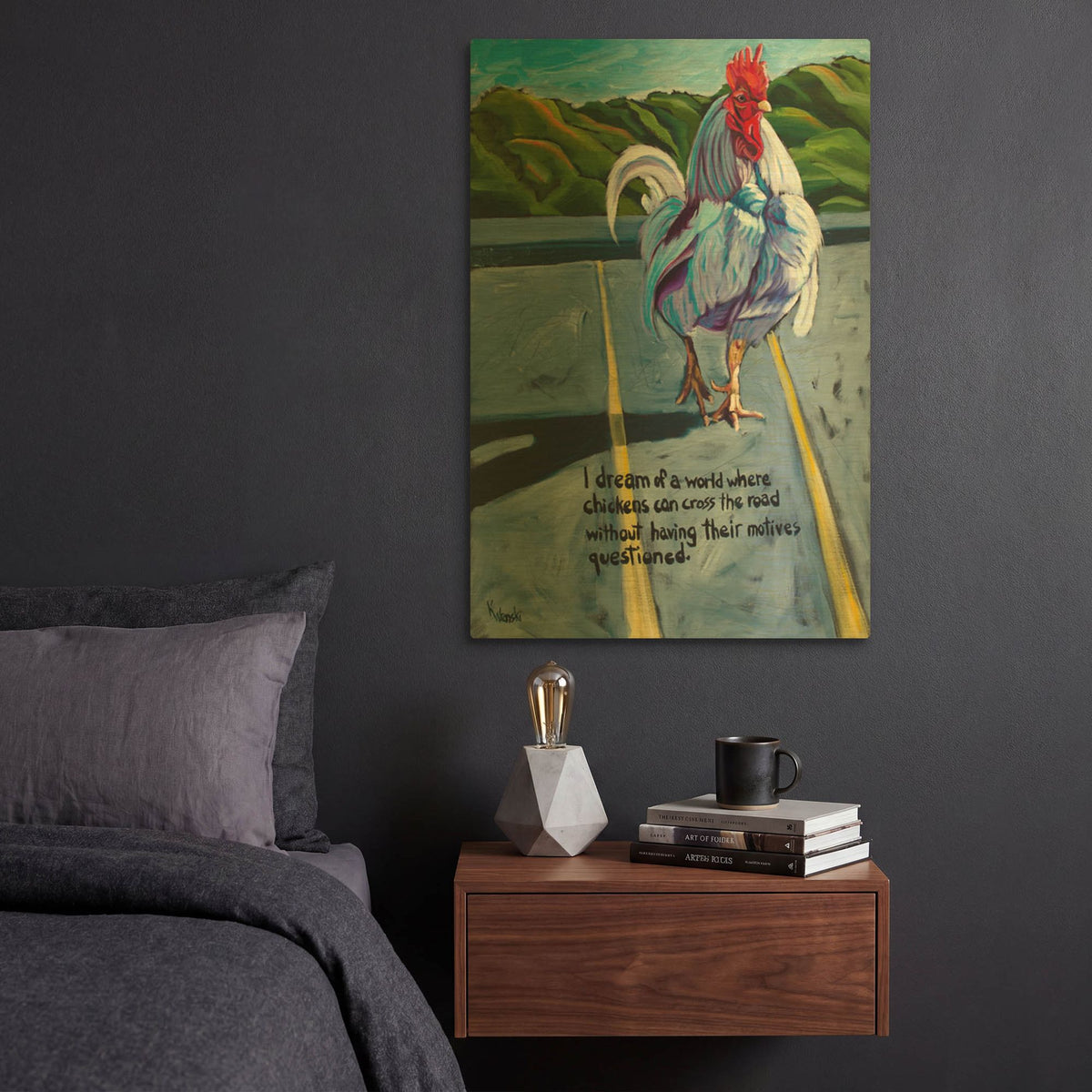 'Don’t Ask' By Kathryn Wronski Gold Metal Wall Art