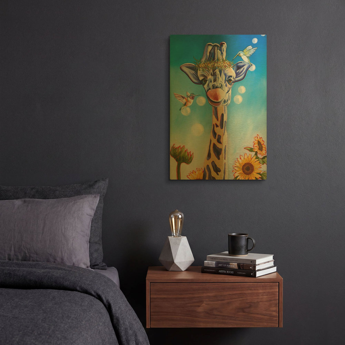 'Friends In High Places' By Kathryn Wronski Gold Metal Wall Art
