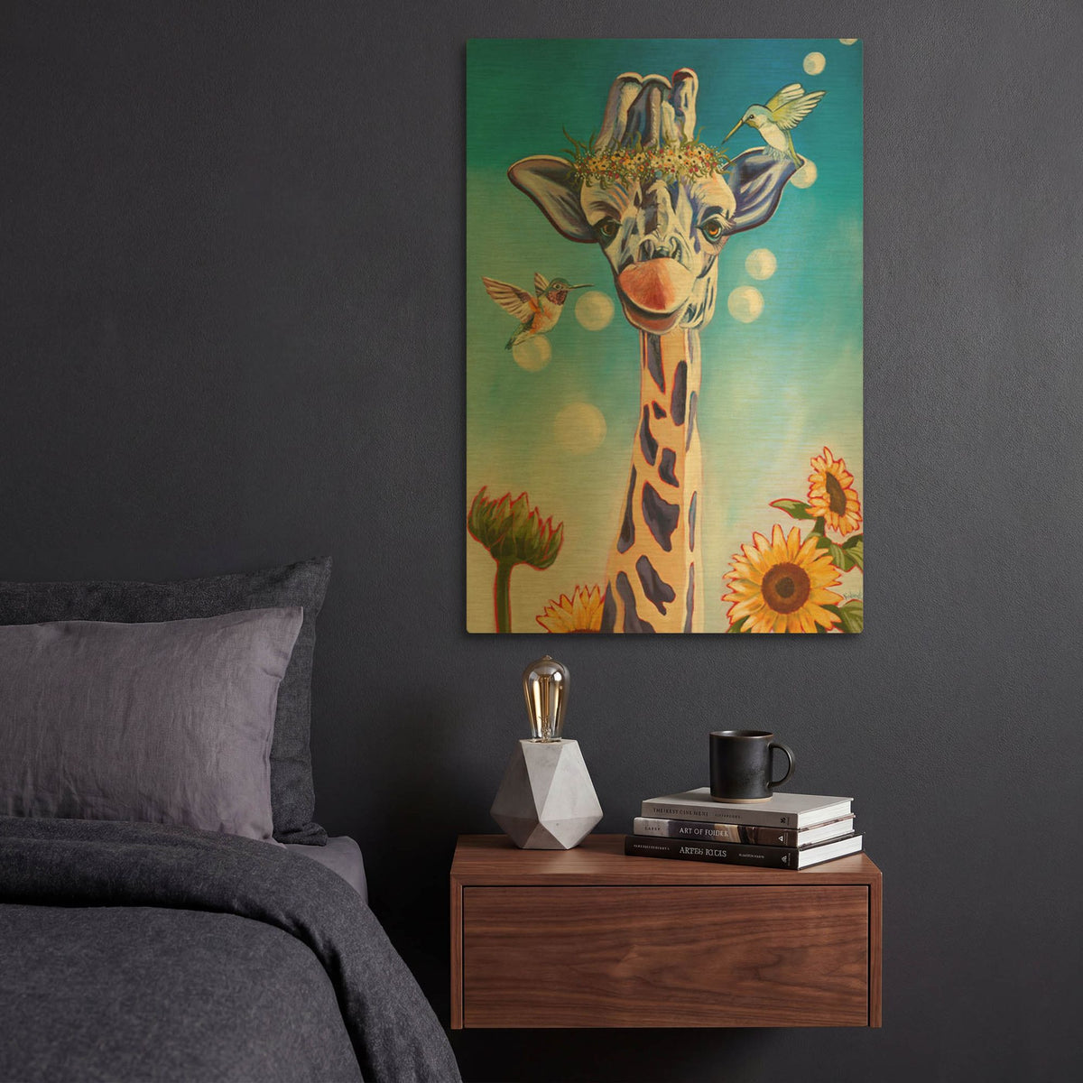 'Friends In High Places' By Kathryn Wronski Gold Metal Wall Art