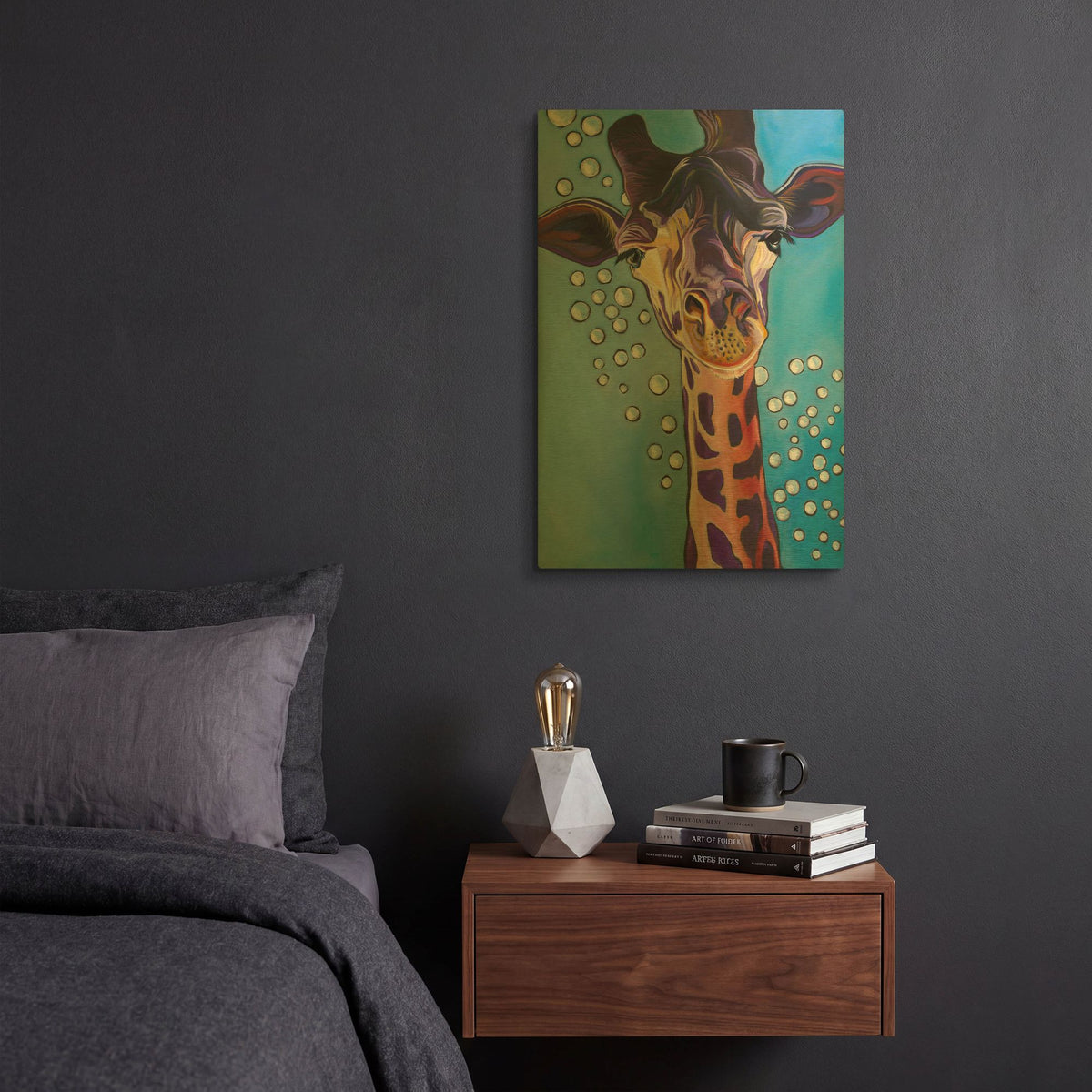 'Big Heart' By Kathryn Wronski Gold Metal Wall Art