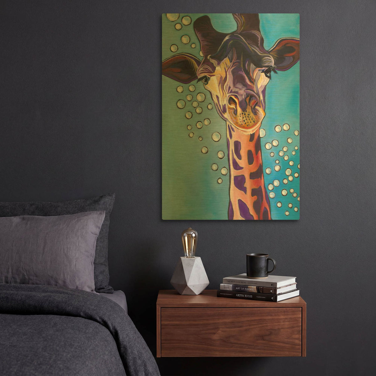 'Big Heart' By Kathryn Wronski Gold Metal Wall Art