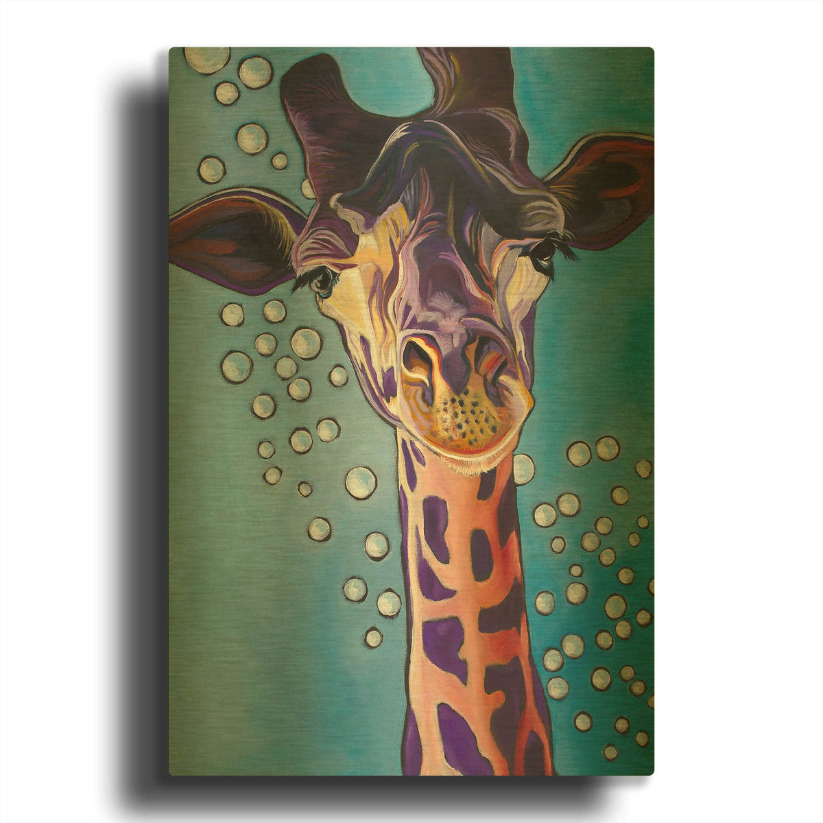 'Big Heart' By Kathryn Wronski Gold Metal Wall Art