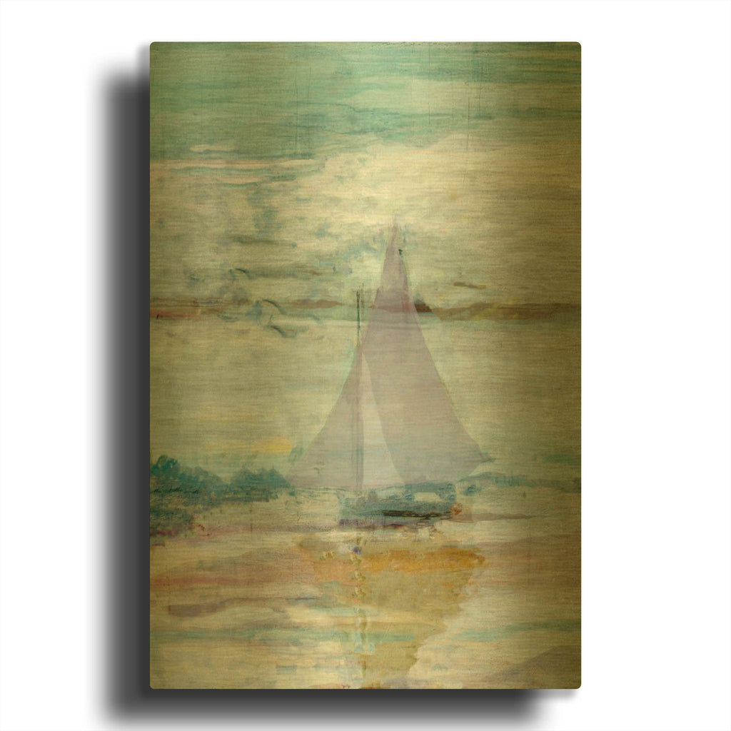 'Twilight Evening' By Marta Wiley Gold Metal Wall Art