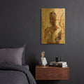 'Tranquility No. 1' By Marta Wiley Gold Metal Wall Art