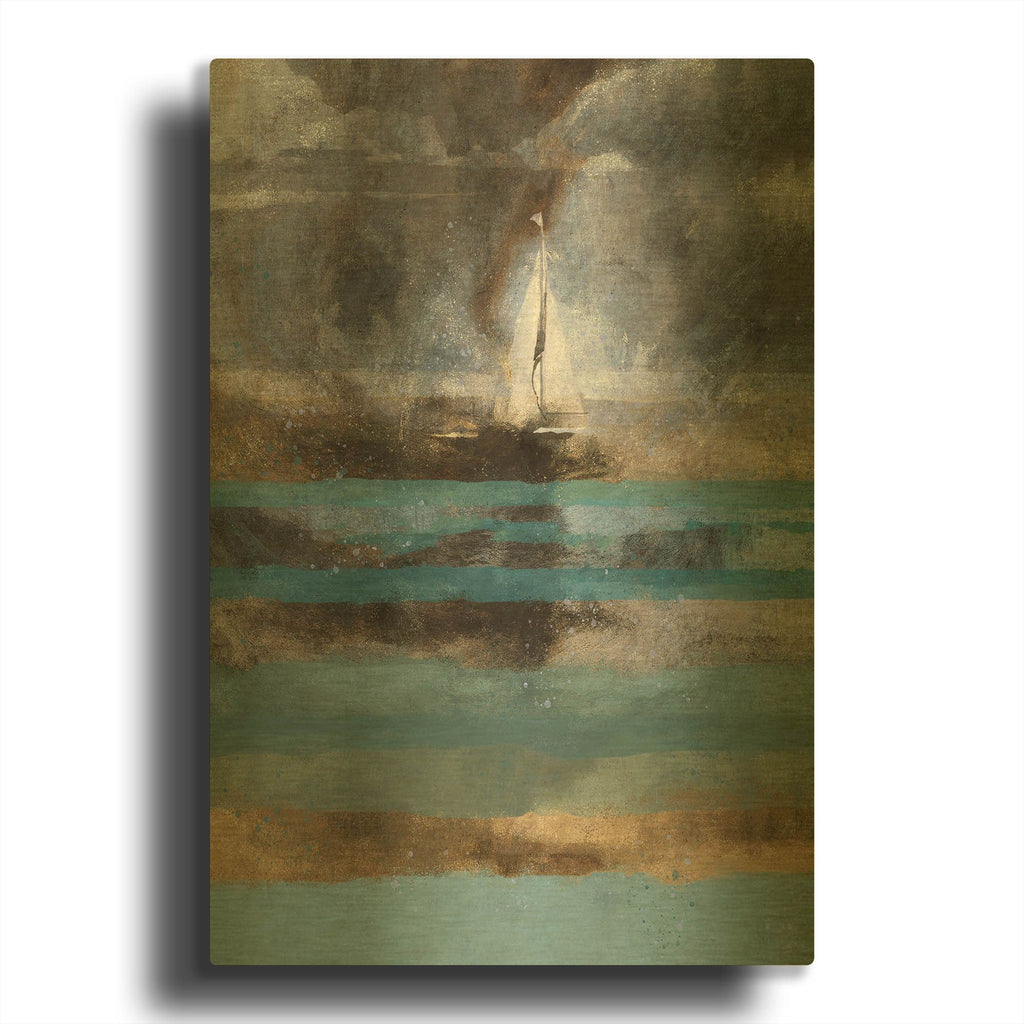 'Storm' By Marta Wiley Gold Metal Wall Art