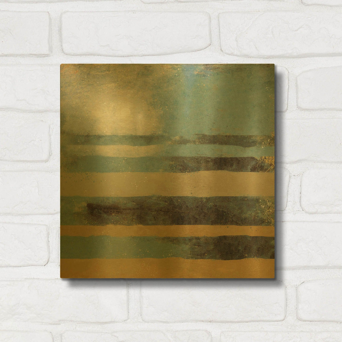 'Sand & Sunset' By Marta Wiley Gold Metal Wall Art