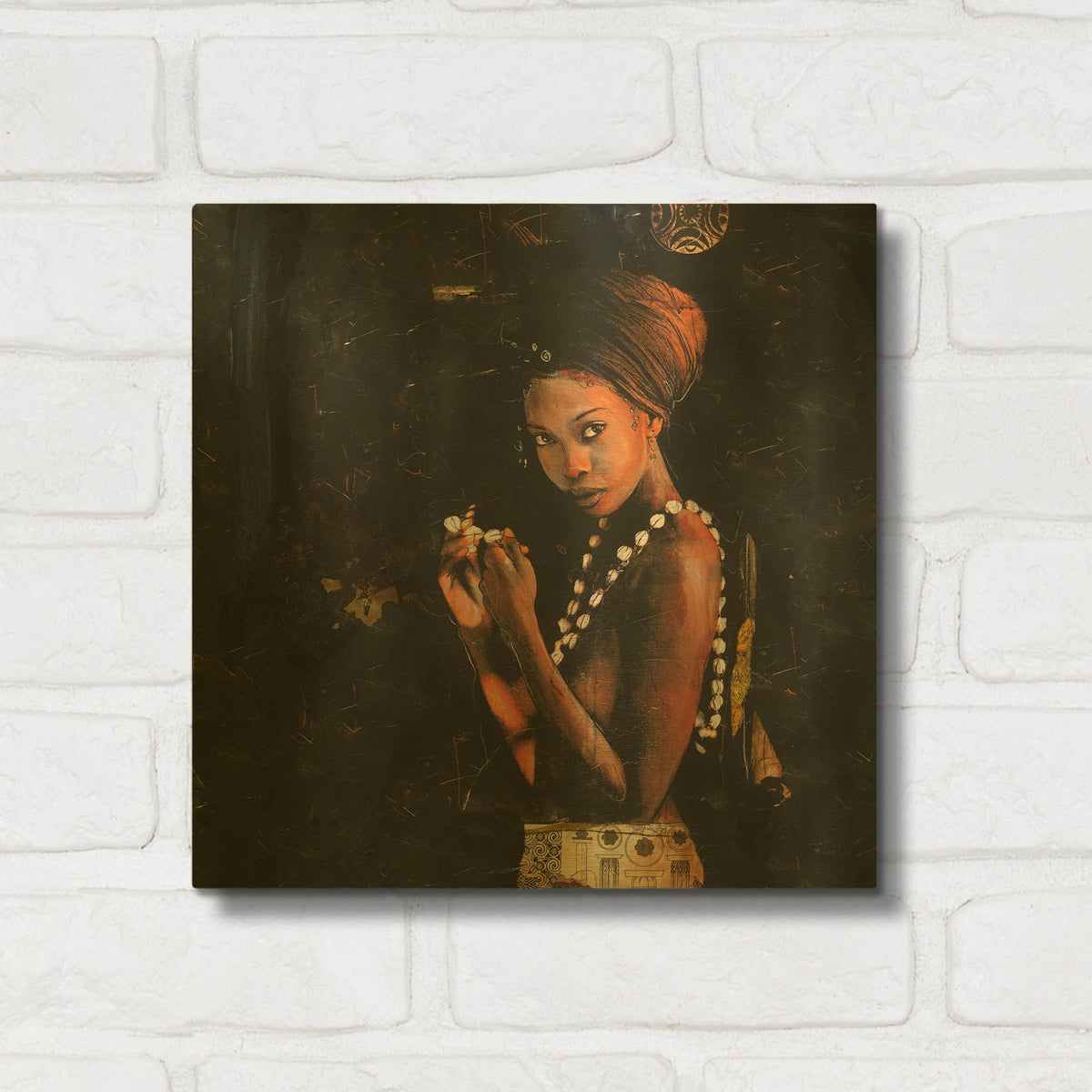 'Queen of Excellence' By Marta Wiley Gold Metal Wall Art