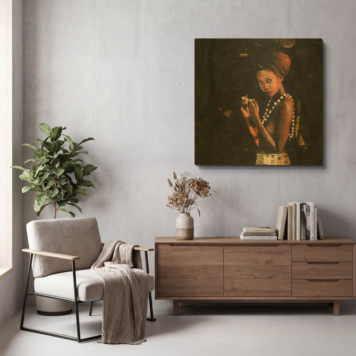 'Queen of Excellence' By Marta Wiley Gold Metal Wall Art