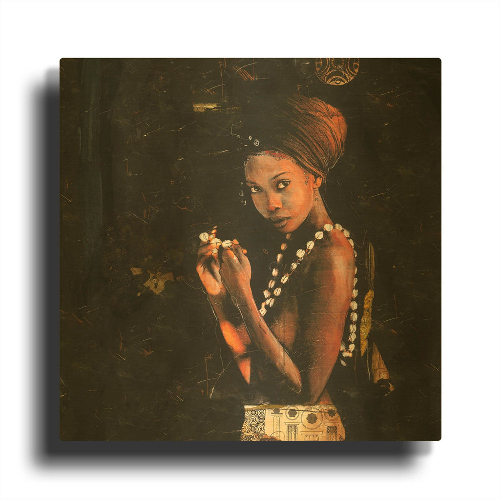 'Queen of Excellence' By Marta Wiley Gold Metal Wall Art