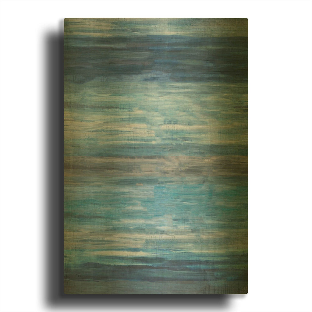 'Indigo Dreams' By Marta Wiley Gold Metal Wall Art