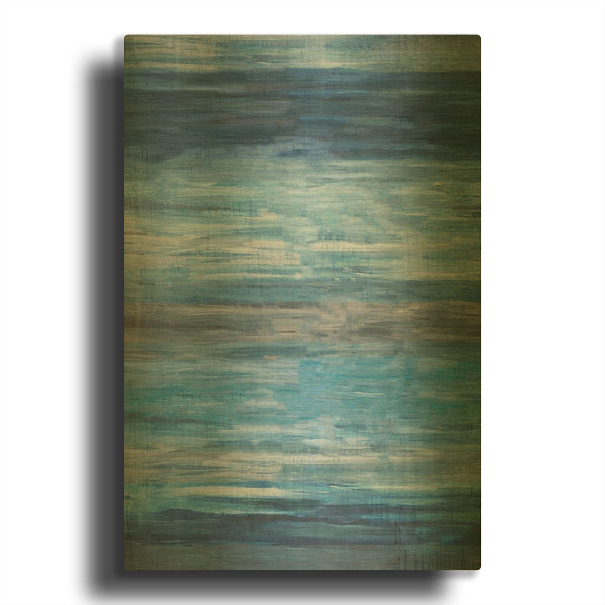 'Indigo Dreams' By Marta Wiley Gold Metal Wall Art
