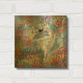 'Graffiti Ballerina 1' By Marta Wiley Gold Metal Wall Art