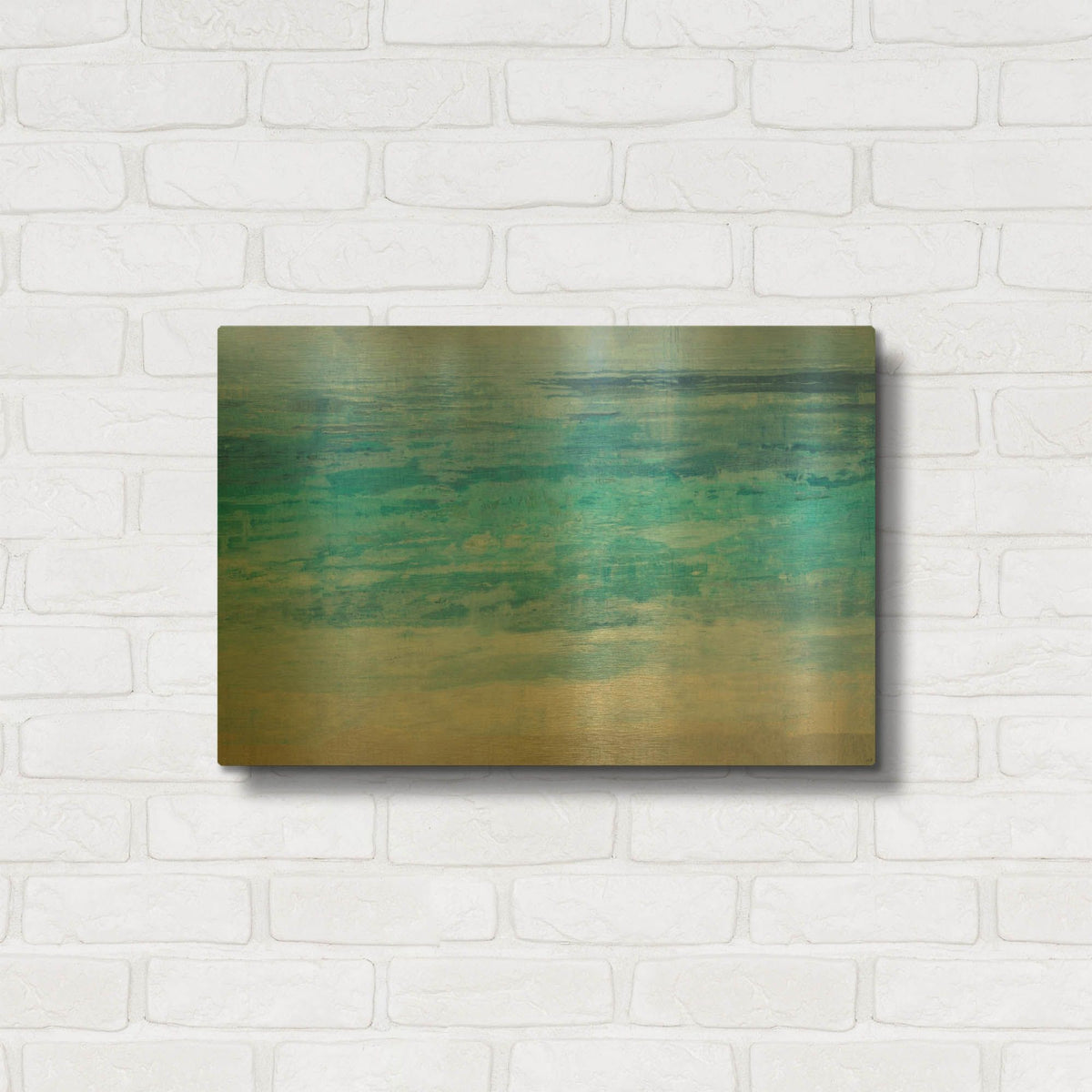 'Evening Tide' By Marta Wiley Gold Metal Wall Art